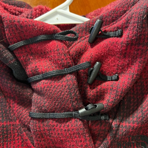 The North Face Red and Black Cowl Neck Sweater - Picture 4 of 5